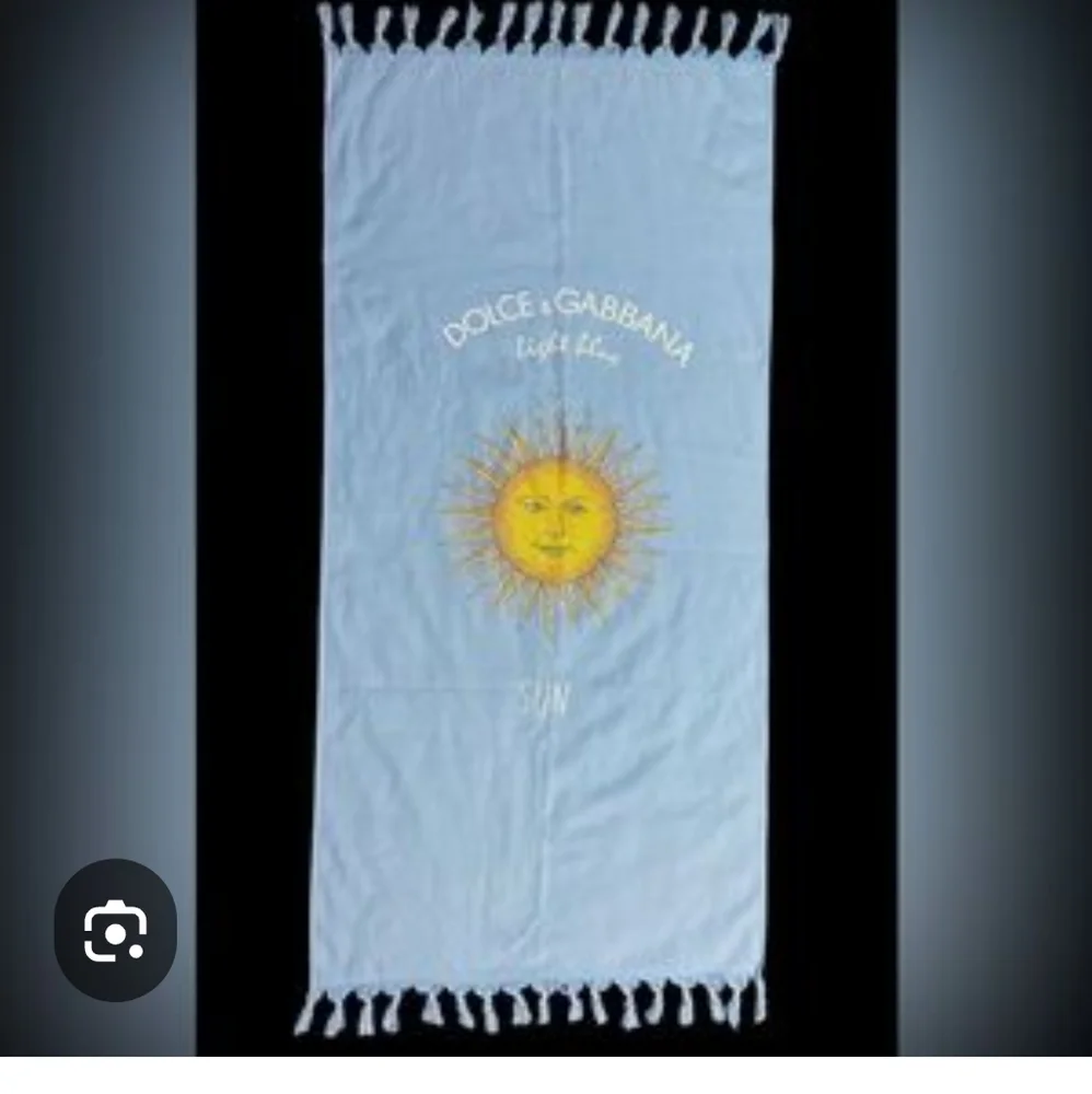 Dolce & Gabbana Light Blue Bath Towel - Blue NEW